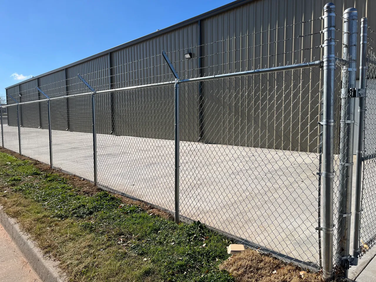 Commercial Fence Installation 2